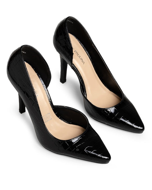 Zapatilla Picuda Negra Croc 25420